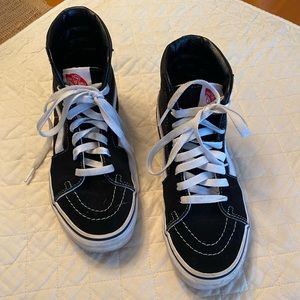 Vans Sk8-Hi OTW Women's Size 7.5 Shoes Black White High Top Skater Sneakers